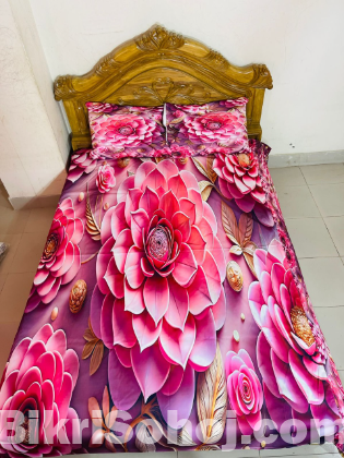 Primium 3D Bedsheet Four Piece Set